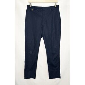 RALPH LAUREN Black Label Blue Trouser Pants Straight Pockets Women's 6